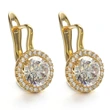 Fashion design European and American zircon earrings for women trendy commuter versatile earrings accessories wholesale