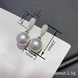 Exquisite wedding imitation pearl sweet earrings for women fashionable and elegant temperament jewelry hot selling niche style