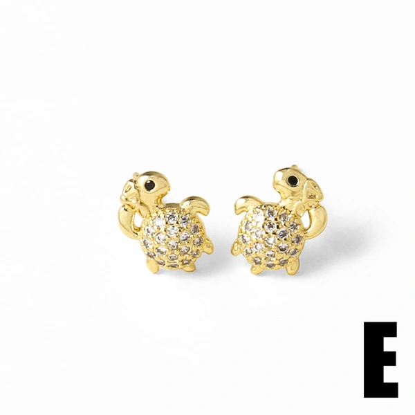 AS jewelry hot selling ocean style starfish love sailboat gold plated earrings earrings female ery43