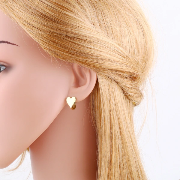 European and American fashion retro love earrings female niche design temperament all-match cold style thread earrings err68