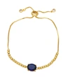 European and American INS fashion retro geometric oval zircon bracelet female pull-out adjustable round bead bracelet wholesale bre16