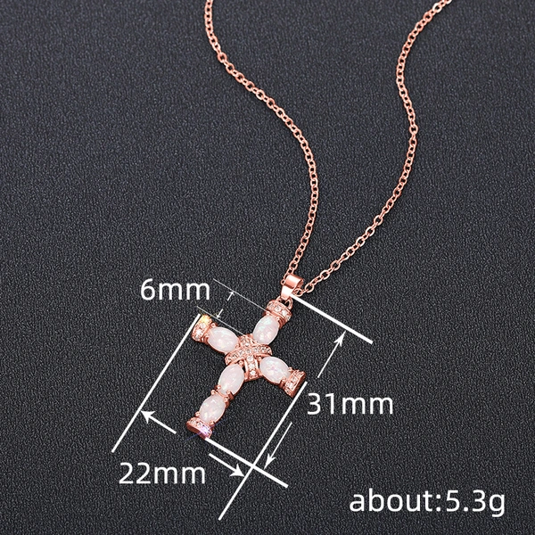   Factory direct sales necklace new style personality fashionable imitation opal clavicle chain hip hop street style necklace