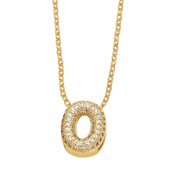 AS jewelry Europe and the United States hot selling full zircon 26 English letters necklace clavicle chain nkb596necklace