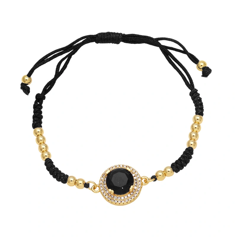 Hot selling colorful zircon bracelet for women, versatile and high-end bracelet, hand jewelry brm54