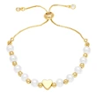 Fashion imitation pearl bracelet niche light luxury retro star moon love pearl bracelet wholesale brb29