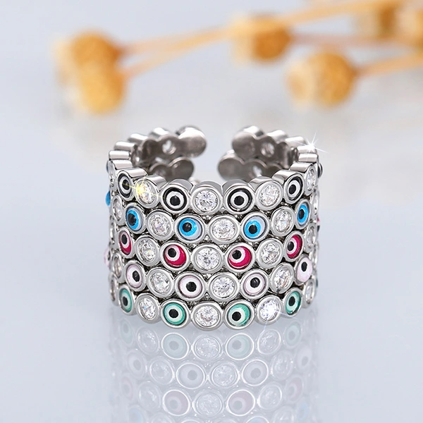   Internet celebrity hot-selling ring female open adjustable oil drop ring personality niche jewelry