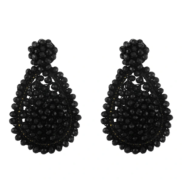 Jewelry INS style ethnic style water drop earrings Bohemian rice bead earrings European and American earrings ery18