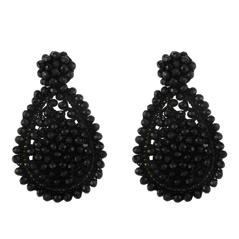 Jewelry INS style ethnic style water drop earrings Bohemian rice bead earrings European and American earrings ery18