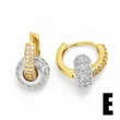 AS jewelry hot selling irregular pendant earrings female gold-plated zircon earrings earrings era344
