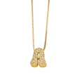 AS jewelry new arrival 26 English letters necklace gold-plated zircon inlaid hip-hop clavicle chain nkw61