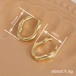 French style temperament earrings with irregular design are popular and niche.