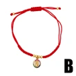 European and American fashion Madonna braided bracelet female niche design flower crown animal pendant bracelet brk95