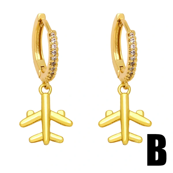 2023 trendy fairy temperament star star earrings female personality niche simple small earrings era308