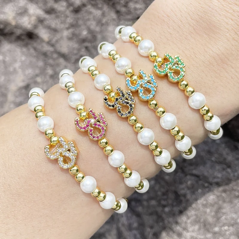 Clearance sale European and American hot selling fashion popular jewelry style niche design pearl bracelet female brh53