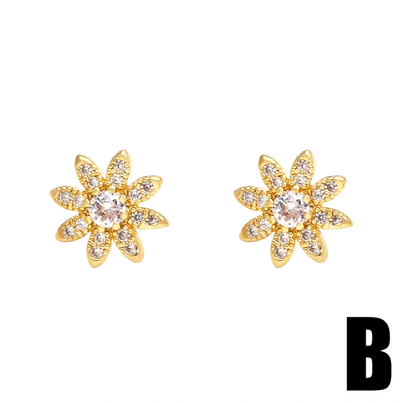 Clearance European and American mini zircon butterfly dragonfly earrings simple earrings wholesale era064