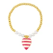 Clearance European and American pearl shell bracelet beach style simple colorful beaded hand jewelry bracelet bre96