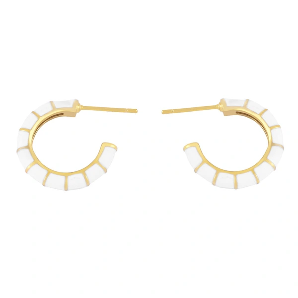 Clearance color oil drop C-shaped earrings female European and American creative temperament Internet celebrity cold style high-end earrings erx86