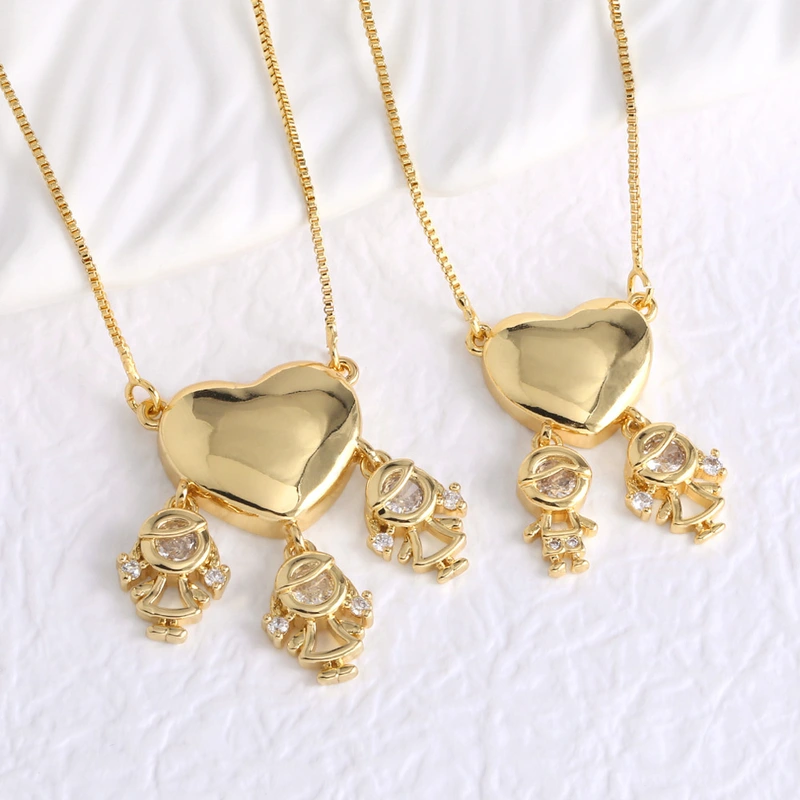 AS jewelry hot selling love boy and girl pendant necklace clavicle chain nkb143necklace