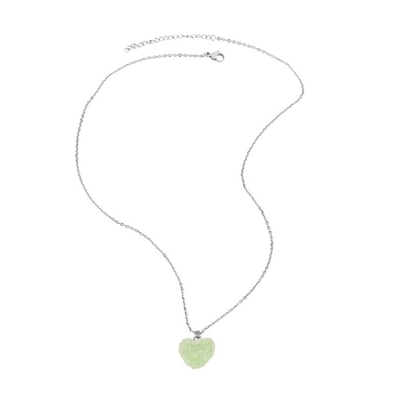 AS jewelry hot selling love pendant necklace niche design peach heart gold-plated clavicle chain nkz87