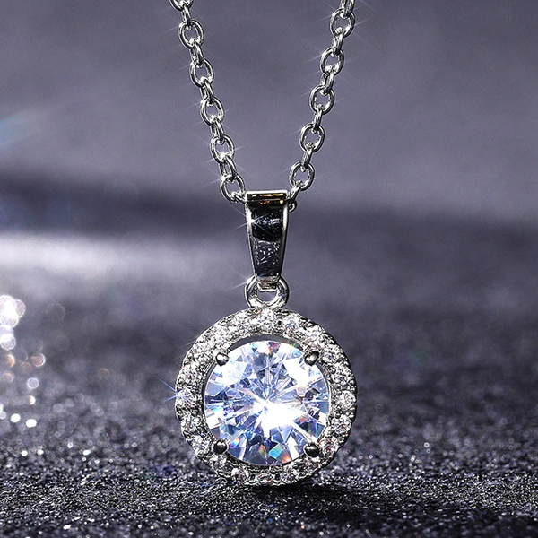 New hot selling pendant fashion necklace group inlaid zircon pendant birthday gift female wholesale