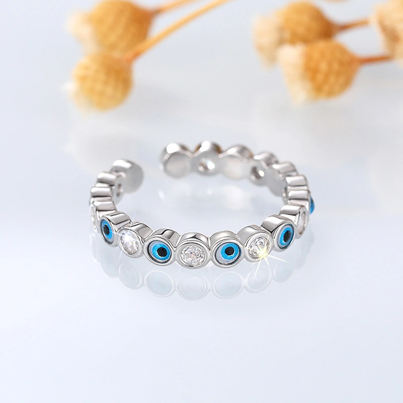   Internet celebrity hot-selling ring female open adjustable oil drop ring personality niche jewelry