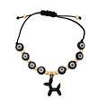 Clearance bracelet Evil eye eye braided bracelet devil eye puppy pendant bracelet brj45