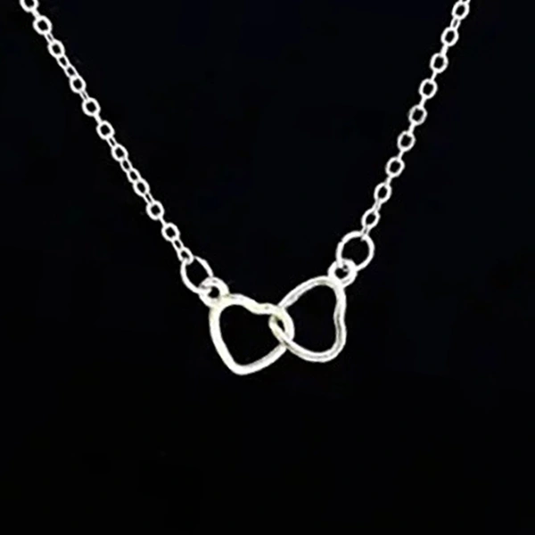  Korean hot selling European and American simple street style versatile necklace hollow heart pendant
