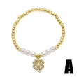 AS jewelry hot selling pearl bracelet zircon tree of life pendant bracelet hand jewelry female bra48