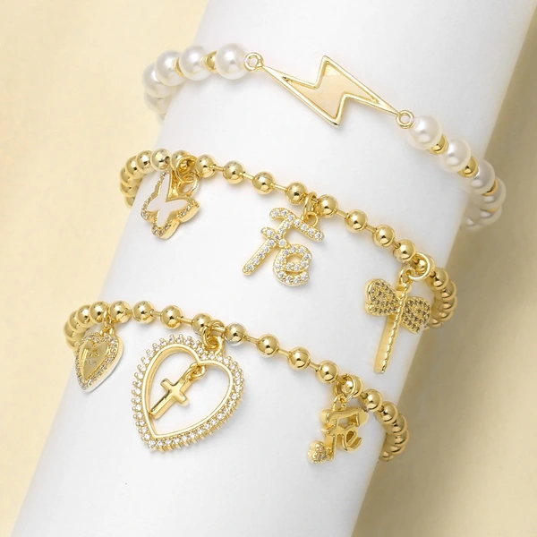 AS jewelry Europe and the United States hot selling love butterfly dragonfly pendant beaded bracelet hand jewelry brn14 bracelet