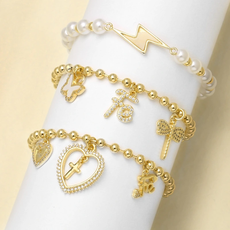 AS jewelry Europe and the United States hot selling love butterfly dragonfly pendant beaded bracelet hand jewelry brn14 bracelet