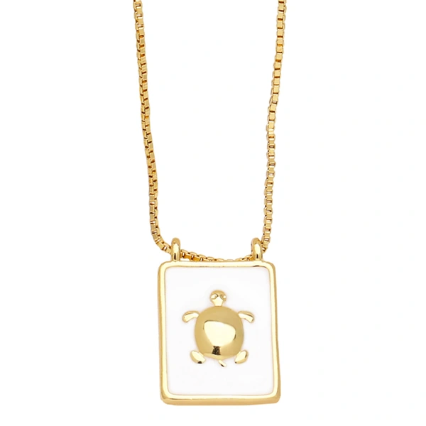 European and American hot selling cute butterfly turtle elephant fashion simple clavicle necklace wholesale nkb010