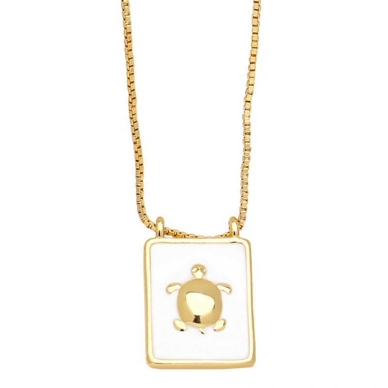 European and American hot selling cute butterfly turtle elephant fashion simple clavicle necklace wholesale nkb010