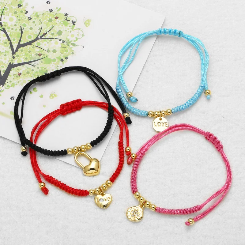 AS jewelry Europe and the United States best-selling color bracelet gold-plated 18k gold love peach heart pendant bracelet bracelet brd99