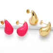 European and American simple fashion water drop earrings female niche design high-end oil drop earrings earrings accessories erv89