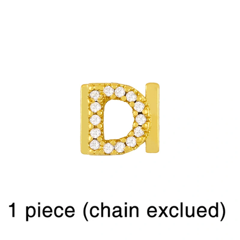 European and American 26 square brand English letter bracelet female bracelet cold style personality DIY diamond letter bracelet brc87