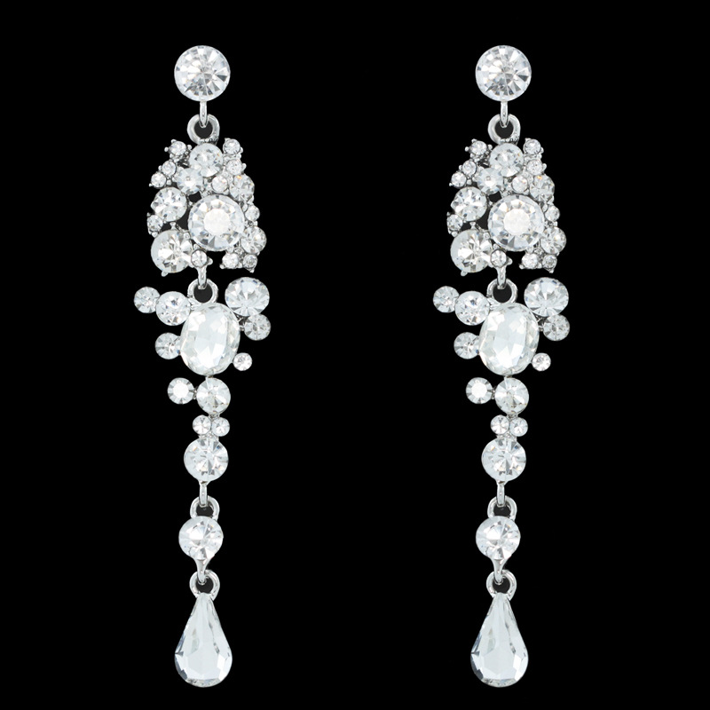 AS jewelry European and American simple niche design female bride wedding earrings female water drop earrings earrings erj03