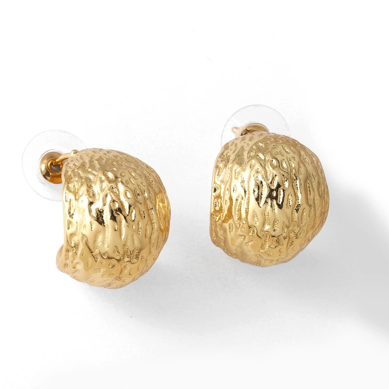 New irregular earrings personality versatile gold-plated round earrings earrings for women wholesale era222