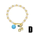 AS jewelry hot selling pearl fruit cherry shell pendant bracelet female gold-plated hand jewelry brd06
