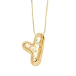 AS jewelry fat English letter necklace female gold-plated zircon clavicle chain nkb241