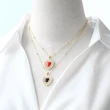 AS jewelry gold-plated pearl heart-shaped pendant necklace clavicle chain nkb482 necklace