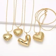 Hot selling love pendant necklace female copper plated real gold Brazilian Valentine's Day clavicle chain nkr58