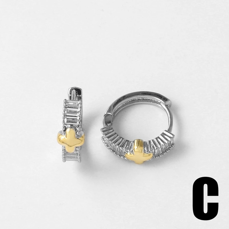 AS jewelry Europe and the United States hot selling simple high-end butterfly cross earrings earrings female erm65