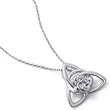 European and American fashion simple triangle one-piece necklace heart-shaped crown clavicle chain hand holding love necklace