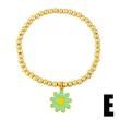 Clearance Bohemian European and American round bead elastic bracelet female eye flower daisy bracelet brd54