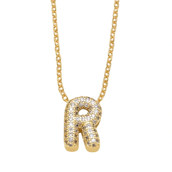 AS jewelry Europe and the United States hot selling full zircon 26 English letters necklace clavicle chain nkb596necklace