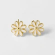 AS jewelry European and American style small daisy flower earrings niche design oil drop flower earrings female erw45
