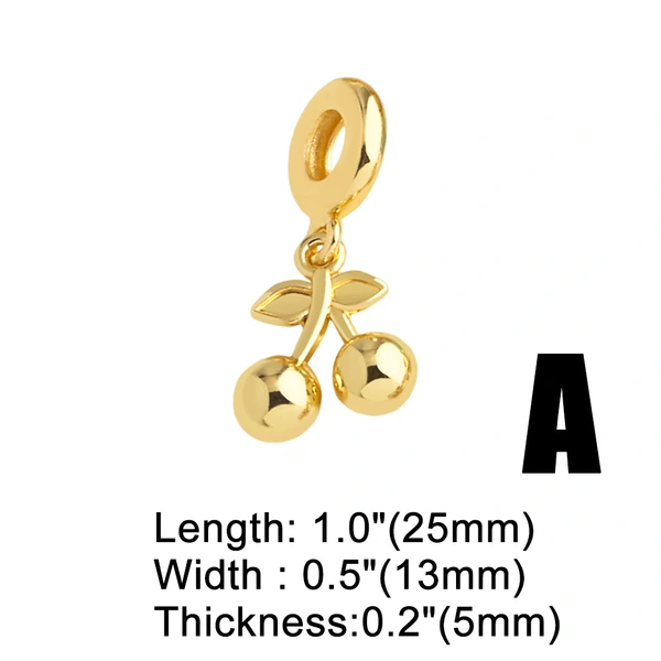 AS jewelry Europe and the United States hot selling fruit cherry eye pendant diy bracelet hand jewelry brn18 bracelet