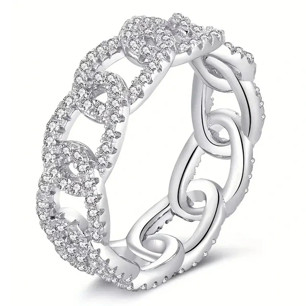   Hot selling ring for women, Korean style, geometric ring buckle, factory direct sales, light luxury ring