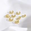 AS jewelry new double-layer ear bone clip 18k gold plated earrings ers08 earrings