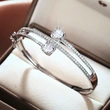 Exquisite live new bracelet women's multi-layer half circle design jewelry fashionable and elegant light luxury style chic style